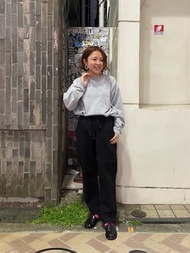 「rasox（ラソックス）のアイテム（レッグウェア）」を使った、もぎさん（レディース・153cm）の春コーディネート