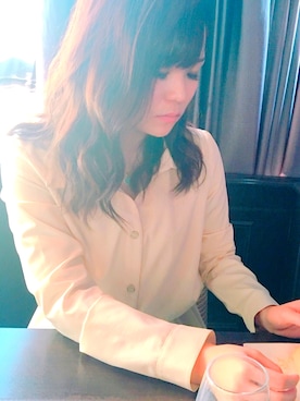 「CECIL McBEE（セシルマクビー）のアイテム（シャツワンピース）」を使った、ぼっこ*さん（レディース・157cm）の冬コーディネート