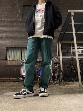 「TOMMY HILFIGER」｜「アイテム（その他アウター）」を使った、영말(eito)さん（メンズ・165cm）の冬コーディネート