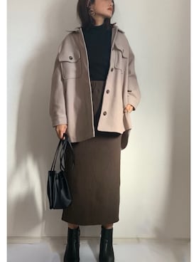chi__ka❤︎さん（レディース・161cm）の冬コーディネート