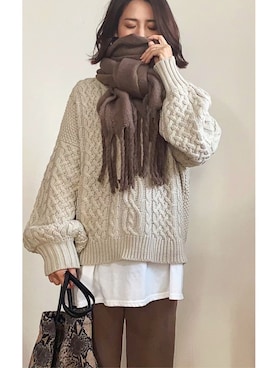 chi__ka❤︎さん（レディース・161cm）の冬コーディネート