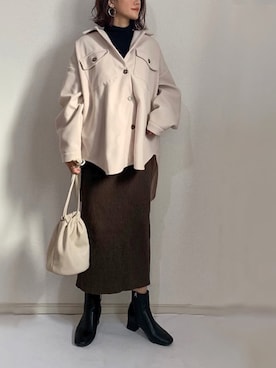 chi__ka❤︎さん（レディース・161cm）の冬コーディネート