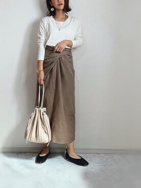 chi__ka❤︎さん（レディース・161cm）の春コーディネート