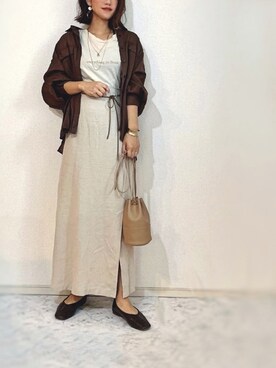 chi__ka❤︎さん（レディース・161cm）の春コーディネート