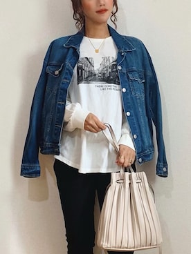 chi__ka❤︎さん（レディース・161cm）の春コーディネート