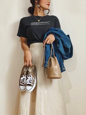 chi__ka❤︎さん（レディース・161cm）の春コーディネート