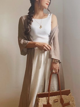 chi__ka❤︎さん（レディース・161cm）の春コーディネート