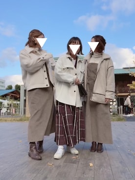 chi__ka❤︎さん（レディース・161cm）の冬コーディネート