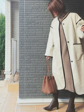 chi__ka❤︎さん（レディース・161cm）の冬コーディネート