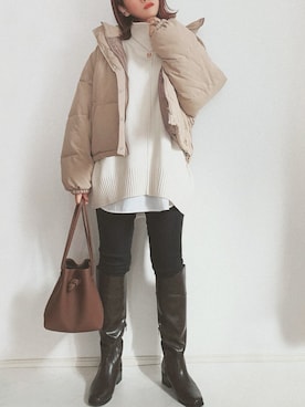 「DAISY MERRY（デイジーメリー）のアイテム」を使った、chi__ka❤︎さん（レディース・161cm）の冬コーディネート