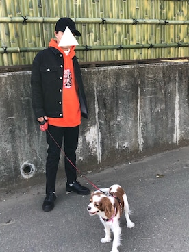 「SUPERTHANKS」｜「アイテム（ブーツ）」を使った、IKUNARIさん（メンズ・166cm）の春コーディネート
