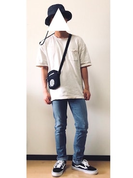 「ability（アビリティ）のアイテム」を使った、IKUNARIさん（メンズ・166cm）の春コーディネート