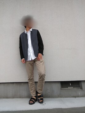 「Levis」｜「アイテム（ブルゾン）」を使った、シラスさん（メンズ・170cm）の夏コーディネート