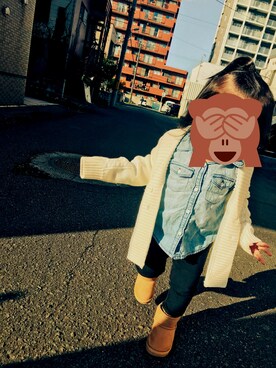 「baby girl」｜hinatamamaさん（キッズ・90cm）の秋コーディネート