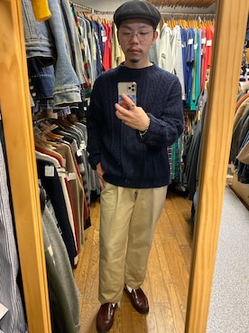「GIORGIO ARMANI」｜sakuさん（メンズ・170cm）の冬コーディネート