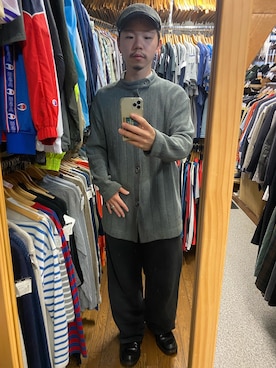 「GIORGIO ARMANI」｜sakuさん（メンズ・170cm）の秋コーディネート