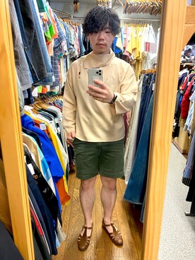 「A.P.C.（アーペーセー）のアイテム（ブレスレット）」を使った、sakuさん（メンズ・170cm）の夏コーディネート