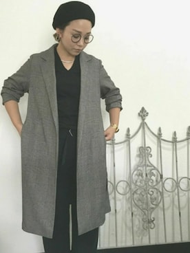 「アイテム（ピアス（両耳用））」を使った、Hikariさん（レディース・160cm・30代）の秋コーディネート
