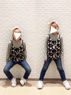 「アイテム（アンサンブル）」を使った、an♡さん（キッズ・100cm）の冬コーディネート