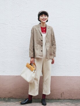 rokuさん（レディース・172cm）の秋コーディネート