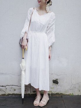 rokuさん（レディース・172cm）の夏コーディネート