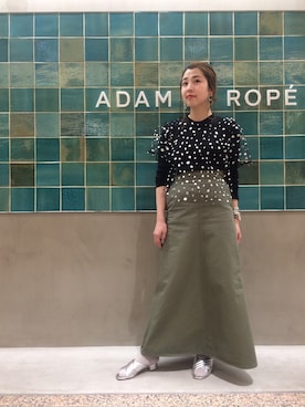 「JULIEN DAVID（ジュリエンデビッド）のアイテム」を使った、SAKIさん（レディース・154cm）の春コーディネート