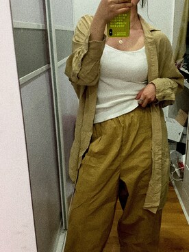 「UNIQUE（ユニーク）のアイテム」を使った、shitsukaさん（レディース・161cm）の春コーディネート