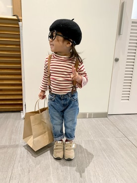 「petit main（プティマイン）のアイテム」を使った、capybaraさん（レディース・90cm）の秋コーディネート