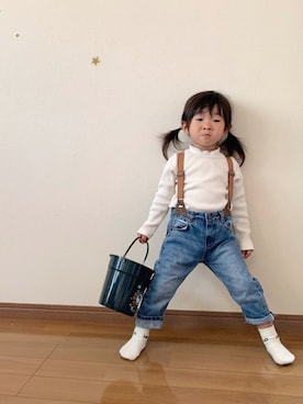 「petit main（プティマイン）のアイテム」を使った、capybaraさん（レディース・90cm）の秋コーディネート