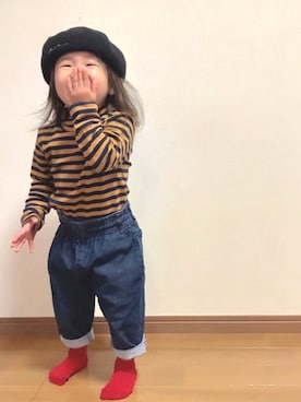 「petit main（プティマイン）のアイテム」を使った、capybaraさん（レディース・90cm）の秋コーディネート