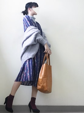 「ROPE' PICNIC（ロペピクニック）の【WEB.一部店舗限定35,40サイズ】ポインテッドトゥプレーンパンプス（パンプス）」を使った、おこめさん（レディース・155cm）の秋コーディネート