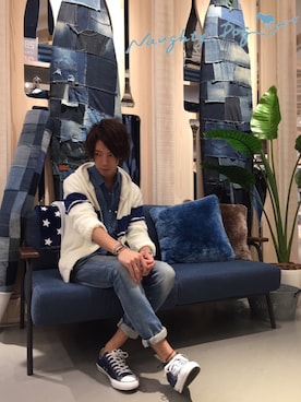 「ノーティードッグ」｜「アイテム（シューズ）」を使った、Naoさん（メンズ・182cm）の秋コーディネート