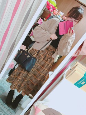 mochico *さん（レディース・153cm）の冬コーディネート