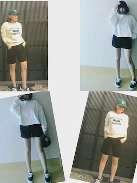 「コラボレーション」｜「アイテム（その他）」を使った、nさん（レディース・157cm）の春コーディネート