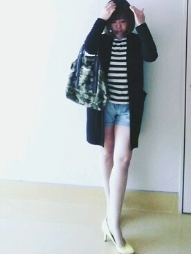 「ロングジャケット」｜nさん（レディース・157cm）の春コーディネート