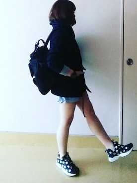 「Chloro sister（クロロシスター）のアイテム」を使った、nさん（レディース・157cm）の春コーディネート