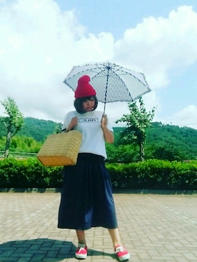 「Chloro sister（クロロシスター）のアイテム」を使った、nさん（レディース・157cm）の夏コーディネート