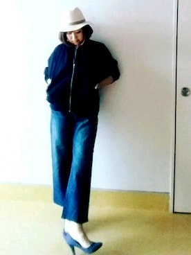 「Chloro sister（クロロシスター）のアイテム」を使った、nさん（レディース・157cm）の秋コーディネート