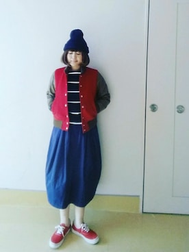 「Chloro sister（クロロシスター）のアイテム」を使った、nさん（レディース・157cm）の秋コーディネート