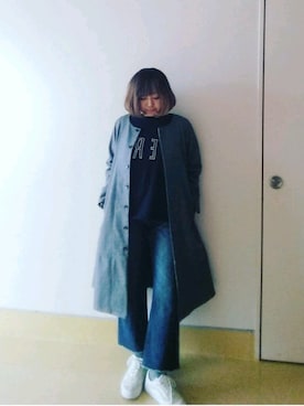 「Chloro sister（クロロシスター）のアイテム」を使った、nさん（レディース・157cm）の冬コーディネート