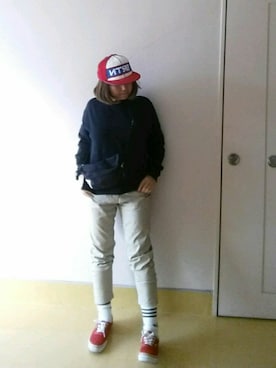 「Chloro sister（クロロシスター）のアイテム」を使った、nさん（レディース・157cm）の冬コーディネート