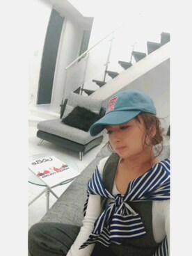 「RED CHOP WORKS（レッドチョップワークス）のアイテム（オールインワン・サロペット）」を使った、nさん（レディース・157cm）の冬コーディネート