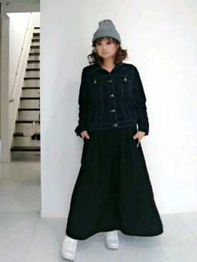 「Chloro sister（クロロシスター）のアイテム」を使った、nさん（レディース・157cm）の冬コーディネート