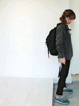 「SUUNTO（スント）のアイテム（アナログ腕時計）」を使った、nさん（レディース・157cm）の冬コーディネート