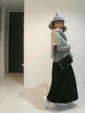 「Chloro sister（クロロシスター）のアイテム」を使った、nさん（レディース・157cm）の冬コーディネート