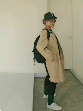 「mysty woman（ミスティウーマン）のアイテム（その他アウター）」を使った、nさん（レディース・157cm）の冬コーディネート