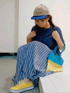 nさん（レディース・158cm）の夏コーディネート