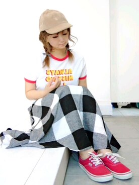 nさん（レディース・158cm）の夏コーディネート