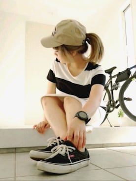 nさん（レディース・158cm）の夏コーディネート