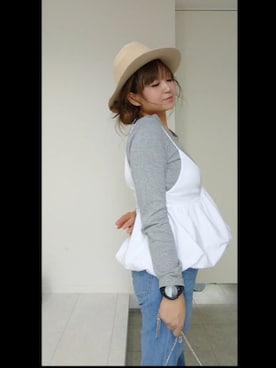 「harmonie（アルモニ）のアイテム」を使った、nさん（レディース・158cm）の秋コーディネート